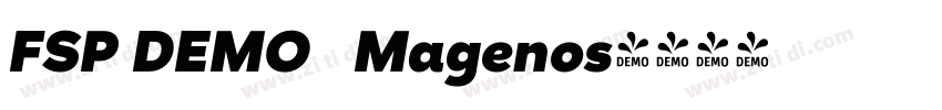 FSP DEMO   Magenos字体转换